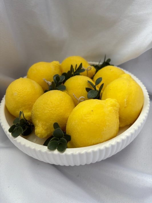 Lemon Candle Bowl
